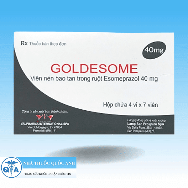 THUỐC GOLDESOME 40MG VALPHARMA CHUYÊN TRỊ VIÊM XƯỚC THỰC QUẢN DO TRÀO NGƯỢC