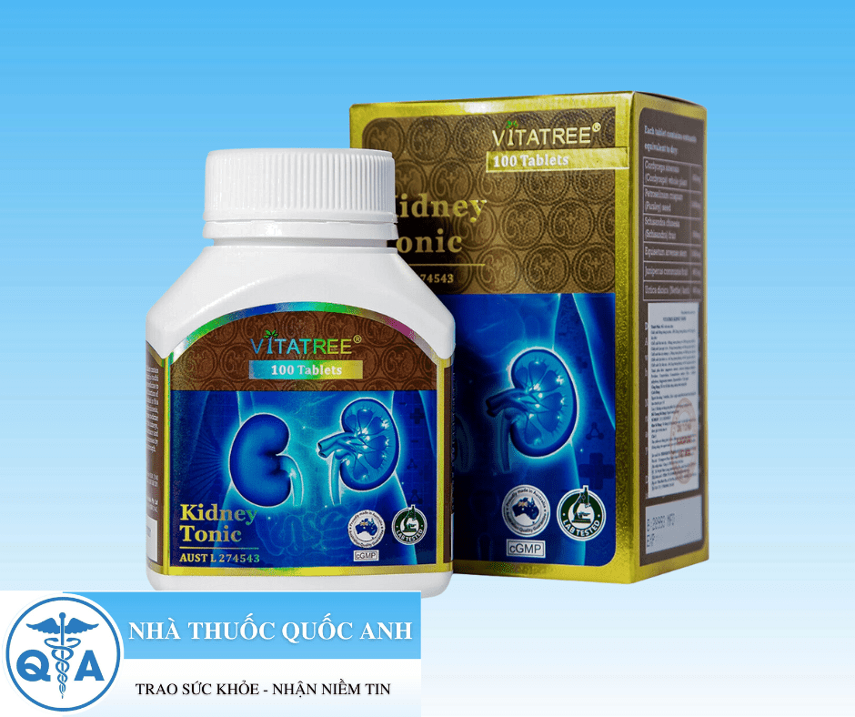 Viên uống Vitatree Kidney Tonic Hỗ trợ bổ thận, tăng cường chức năng thận