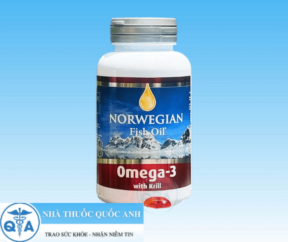Dầu cá nhuyễn thể Norwegian Fish Oil Omega3 with Krill (60 viên)