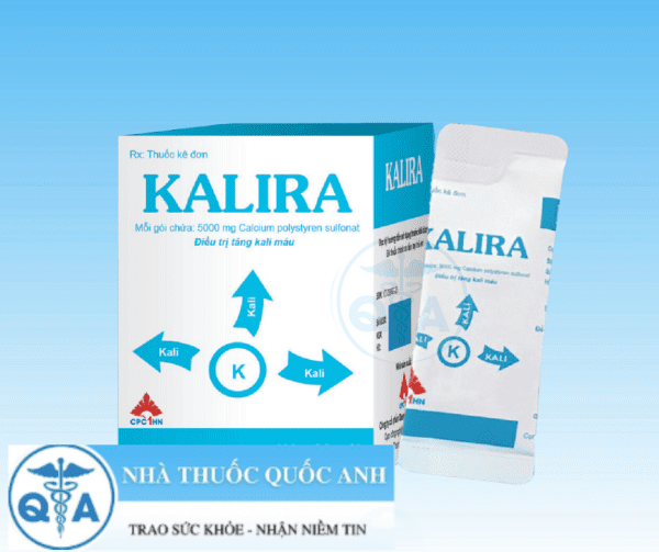 Thuốc Kalira - Điều trị tăng kali máu (Hộp 20 gói)