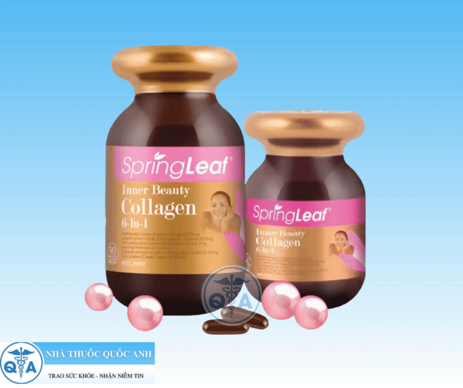 SpringLeaf Inner Beauty Collagen 6-In-1 nuôi dưỡng vẻ đẹp từ bên trong ...